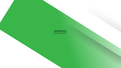 Abstract soft green geometric diagonal overlay layer on white background. Vector illustration.