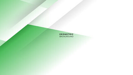 Abstract soft green geometric diagonal overlay layer on white background. Vector illustration.