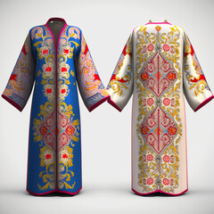 Old Russian traditional clothing