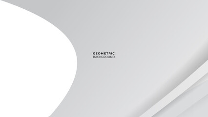 Obraz premium Grey abstract background geometry simple layer element vector illustration for advertisement, presentation products, design.