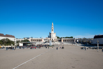 Obraz premium Peisal of the square in front of the Fatima church - Portugal