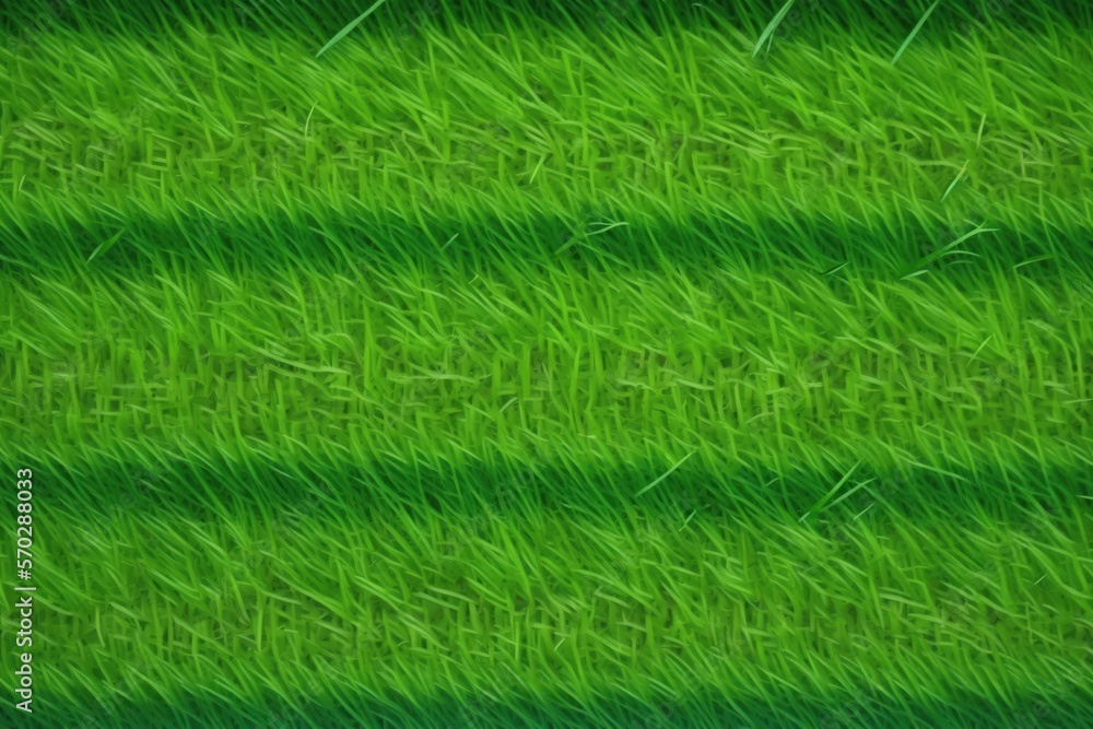 Poster artificial grass field top view texture, fake green grass for background or backdrop. generative ai