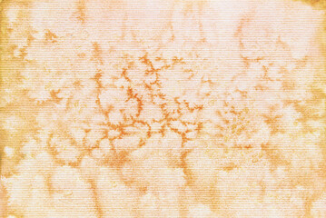 Abstract texture of watercolor painting on paper. Texture made by salt.