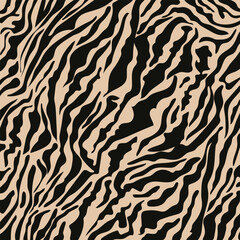 Vector illustration of seamless zebra pattern