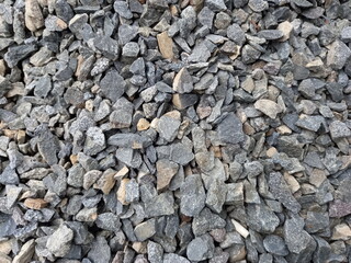 The texture of gravel or gravel background for design. Real grunge texture background and small stone, materials for construction