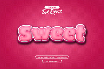 sweet text effect