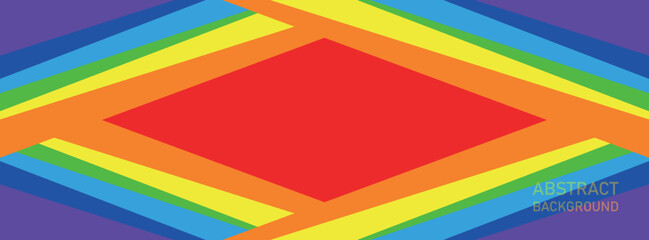 Obraz premium Abstract rainbow waves colors stripes background, Vector illustration eps10. LGBT concept