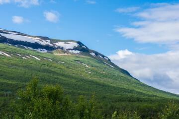Fototapeta premium Landscape of Abisko National Park, Sweden