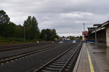 Fototapeta na wymiar Railway stationstation