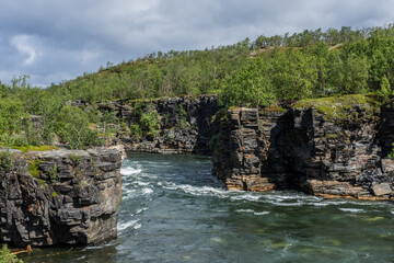 Landscape of Abisko National Park, Sweden