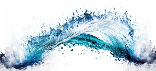 Obraz premium white background with water texture. Generative AI