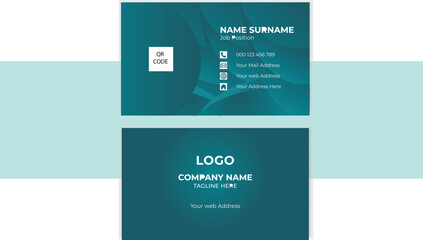 Double-sided creative business card template.