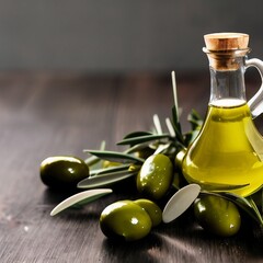 artisanal extra virgin olive oil with generative ai