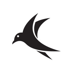 Swallow logo images illustration