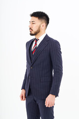 スーツ姿の男性のポートレート