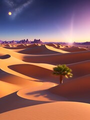 a oasis in the dessert