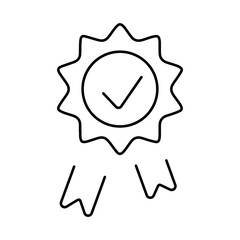 reward icon on white background, vector illustration.