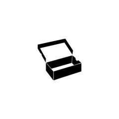 Obraz premium Open gift box isolated on white background. 