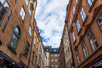 View of the city center of Stockholm, Sweden