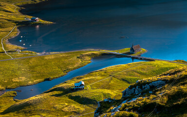 Melchsee-Frutt, Switzerland, lake view