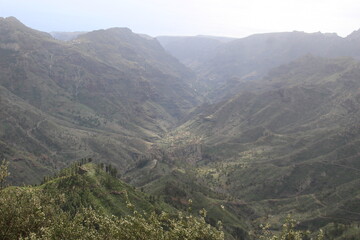 Naklejka premium view from the mountain