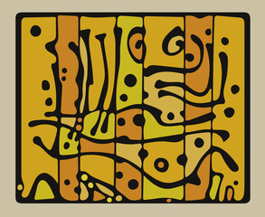 illustration of an background, Afrika Soul