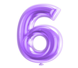 Number Balloons 3D Generative AI