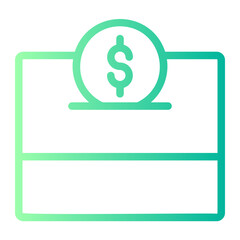 donation gradient icon