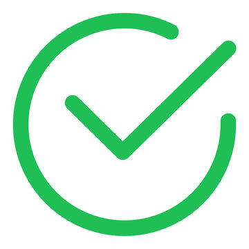 check flat design icon