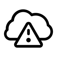 cloud line icon