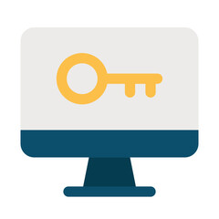 acces flat design icon