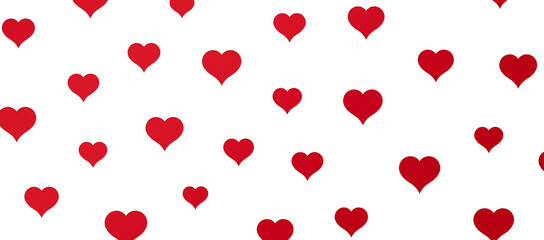  Festive heart banner design. St. Valentine's day decoration