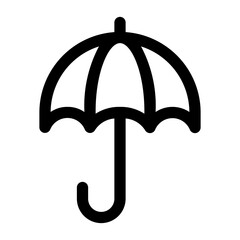 umbrella line icon