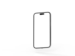 realistic smartphone template mockup for user experience presentation