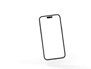 realistic smartphone template mockup for user experience presentation