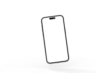 realistic smartphone template mockup for user experience presentation