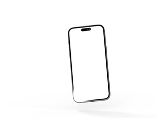 realistic smartphone template mockup for user experience presentation