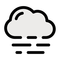 fog outline color icon