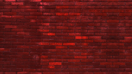 Fototapeta na wymiar Wall texture use for background. Red brick wall texture background material of interior building construction