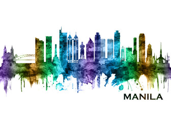 Fototapeta premium Manila Philippines Skyline
