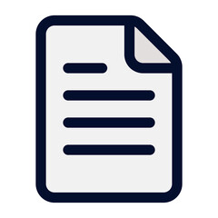 document outline color icon