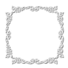 frames in vintage style with elements of ornament, art, pattern, background, texture