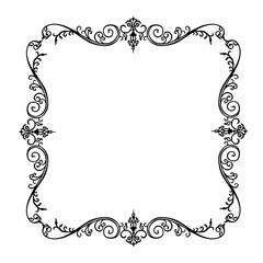 frames in vintage style with elements of ornament, art, pattern, background, texture