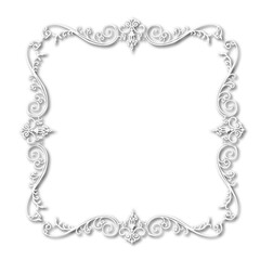 frames in vintage style with elements of ornament, art, pattern, background, texture