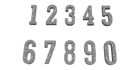 Number png, Alphabet number transparent,3d render of a number zero