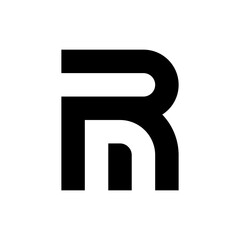Letter RN creative monogram logo