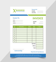 Obraz premium invoice