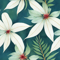 floral pattern background. Generative AI
