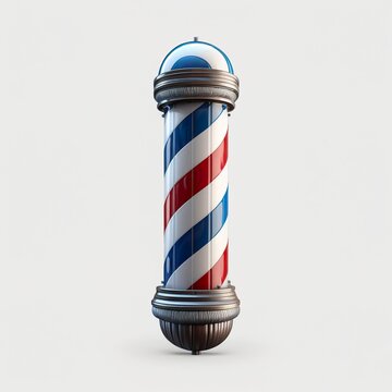 Pole de Barbearia 3D
