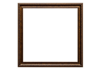 Photo frame or picture with copy space on a white isolated background